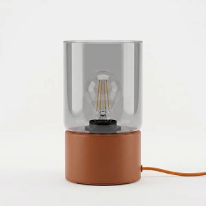 Lampka stołowa / nocna LD91732 kolor terakota, grafit