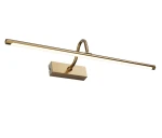 Kinkiet LED złoty 60 cm Barwa neutralna Lampa nad lustro lub obraz seria 43 obrotowe ramię