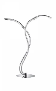 Lampka futurystyczna LED chrom