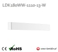 Kinkiet LED LDK180WW-1110-13-W