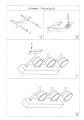 Schemat Instalacji Kinkiet lampa LED nad lustro / łazienkowy / oświetlenie naścienne do łazienki / barwa światła biała neutralna / naturalna / dzienna 4000K / 
LDK46NW-3-14