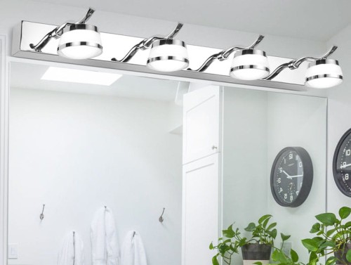 Kinkiet lampa LED nad lustro / łazienkowy / oświetlenie naścienne do łazienki / barwa światła biała neutralna / naturalna / dzienna 4000K / LDK62NW-4-14