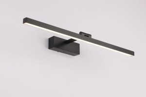 Kinkiet LED czarny 70 cm barwa neutralna 4000 K Lampa nad obraz lub lustro