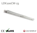 Oświetlenie łazienkowe Kinkiet LED 100 cm Barwa zimna Lampa nad lustro kryształki LDK100CW-23 [2]