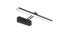 Kinkiet LED nad obraz / lustro na ścianę naścienny / lampy łazienkowe / barwa naturalna neutralna / czarny / LDK45NW-390-28-B