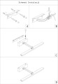 Schemat Montażu Kinkiet LED nad obraz / lustro na ścianę naścienny / lampy łazienkowe / barwa naturalna neutralna / czarny / LDK45NW-390-28-B