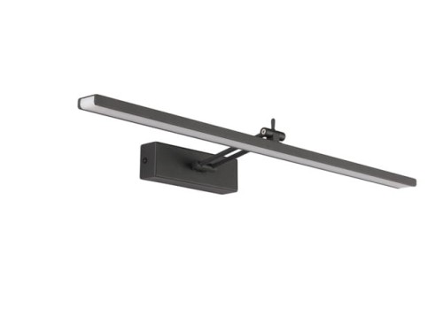 Kinkiet LED nad obraz / lustro na ścianę naścienny / lampy łazienkowe / barwa naturalna neutralna / czarny / LDK80NW-690-28-B