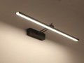 Kinkiet LED nad obraz / lustro na ścianę naścienny / lampy łazienkowe / barwa naturalna neutralna / czarny / LDK80NW-690-28-B