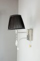 Lampa kinkiet LED do sypialni do czytania / salonu / nad szafkę nocną, łóżko, lampka do domu, hotelu, pensjonatu / LDK3WW-E14-16-B czarny klosz