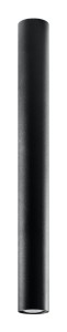 Lampa natynkowa czarny spot sufitowy GU10 60 cm