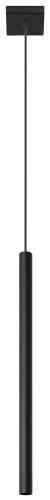 Lampa sufitowa wisząca czarna 100 cm jeden klosz