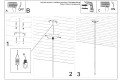 Lampa sufitowa wisząca czarna - montaż