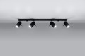 Lampa sufitowa Czarny SPOT na listwie