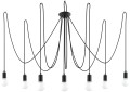 Lampa sufitowa SPIDER black