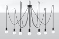 Lampa sufitowa SPIDER black