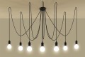 Lampa sufitowa SPIDER black