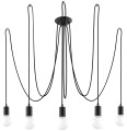 Lampa sufitowa SPIDER black