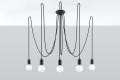 Lampa sufitowa SPIDER black