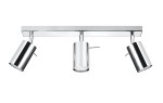 Lampa sufitowa Chrom SPOT na listwie trzy klosze