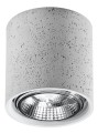 Lampa sufitowa SPOT betonowa szara