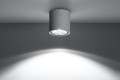 Lampa sufitowa SPOT betonowa szara