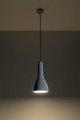 Lampa sufitowa wisząca betonowa szara