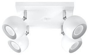 Lampa sufitowa biała