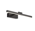 Kinkiet LED czarny 40 cm barwa ciepła Lampa nad obraz lub lustro LDK45WW-400-21-B