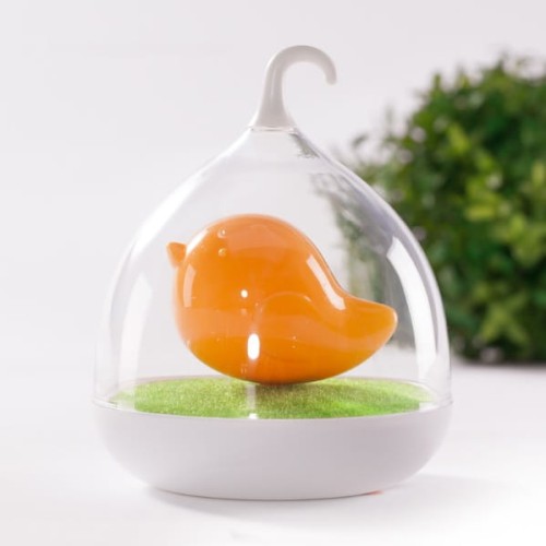 Lampka nocna dziecięca LED - pomarańczowy Ptaszek - LD-NL-OB