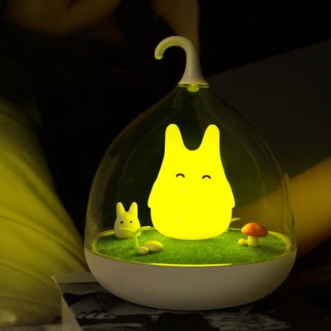 Lampka nocna dziecięca LED - Królik żółty - LD-NL-YM