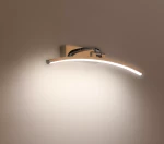 Kinkiet LED chrom 40 cm Barwa neutralna Lampa nad okrągłe lustro lub obraz Lampa [3]