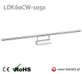 Kinkiet LED 105 cm Barwa zimna Lampa nad obraz lustro LDK60CW-1050 [2]