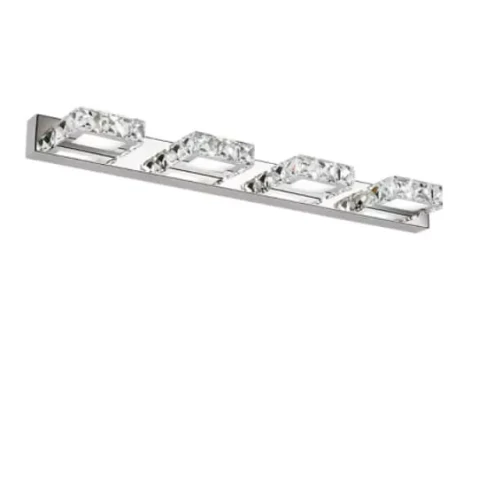 Kinkiet LED 62 cm Barwa zimna Lampa nad lustro kryształki LDK60CW-8