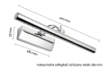 Kinkiet LED 40 cm Barwa neutralna 4000 K Lampa nad obraz lustro LDK21NW-400-10 - wymiar