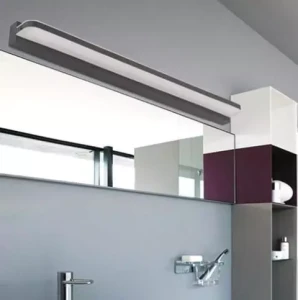 Kinkiet LED czarny 72 cm Barwa neutralna 4000 K Lampa nad lustro łazienkowy