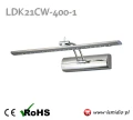 Kinkiet LED 40 cm Barwa zimna Lampa nad lustro obraz LDK21CW-400-1 [8]