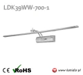 Kinkiet LED 70 cm Barwa ciepła Lampa nad obraz lustro LDK39WW-700-1 [6]