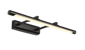 Kinkiet LED czarny 42 cm wysuwany 4000 K Barwa neutralna nad obraz lub lustro