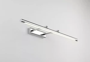 Kinkiet LED srebrny 72 cm wysuwany 4000 K Barwa neutralna rozsuwany do 30 cm nad obraz lub lustro