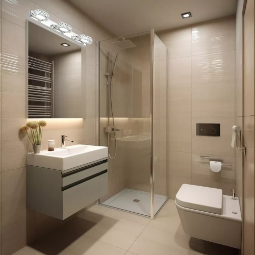 Lampa nad lustro LED 46 cm Kinkiet Barwa neutralna 4000 K kryształki LDK45NW-8-G [5]