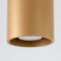 Plafon złoty okrągły aluminiowy 10/10/10 cm GU10 [4]