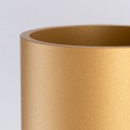 Kinkiet złoty okrągły aluminiowy 10/12,5/10 cm G9 Lampa naścienna do domu biura