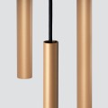Lampa wisząca sufitowa złota trzy klosze asymetryczna G9 [4]