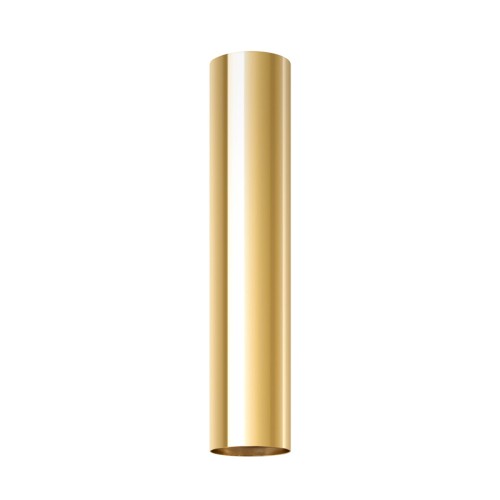 Plafon złoty połysk pojedyncza tuba GU10 30 cm