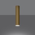 Plafon złoty połysk pojedyncza tuba GU10 30 cm [3]