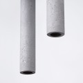 Lampa wisząca betonowa szara trzy klosze 115 cm G9 [4]
