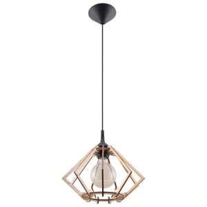 Lampa wisząca  naturalne drewno