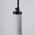 Lampa wisząca betonowa szara dzwonki dwa klosze E14 [4]