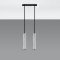 Lampa wisząca betonowa szara dwa klosze GU10 [2]