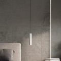 Lampa wisząca betonowa szara dwa klosze GU10 - wnętrze [3]